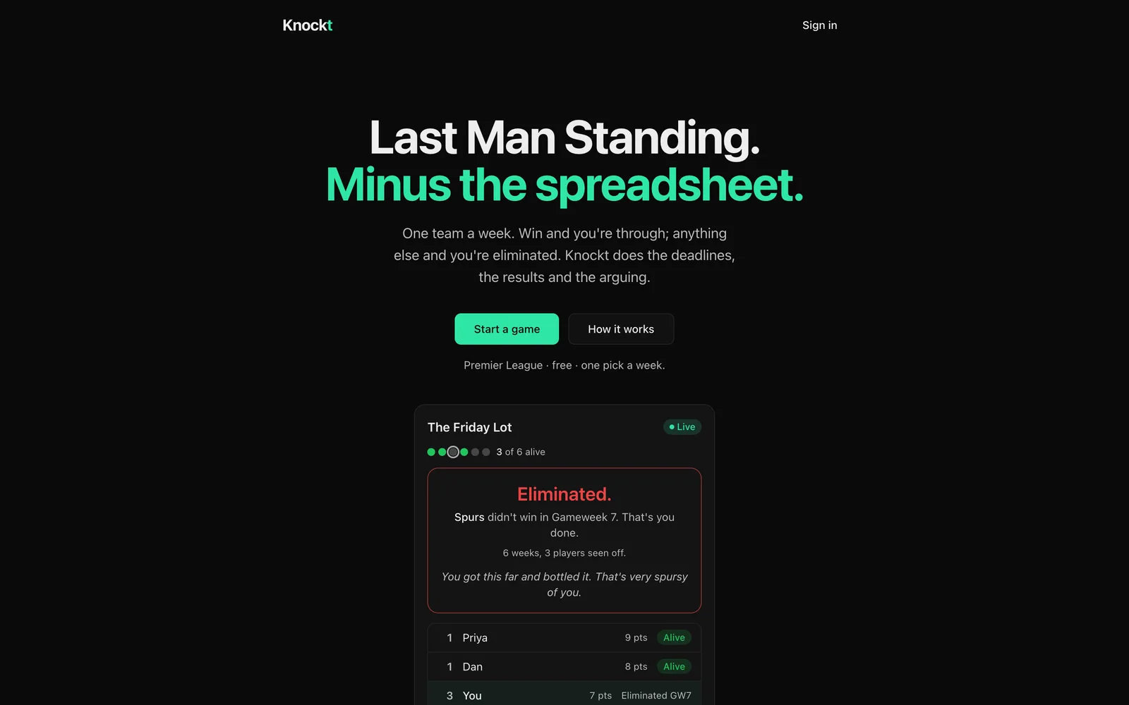 The Knockt website built by TDC Digital